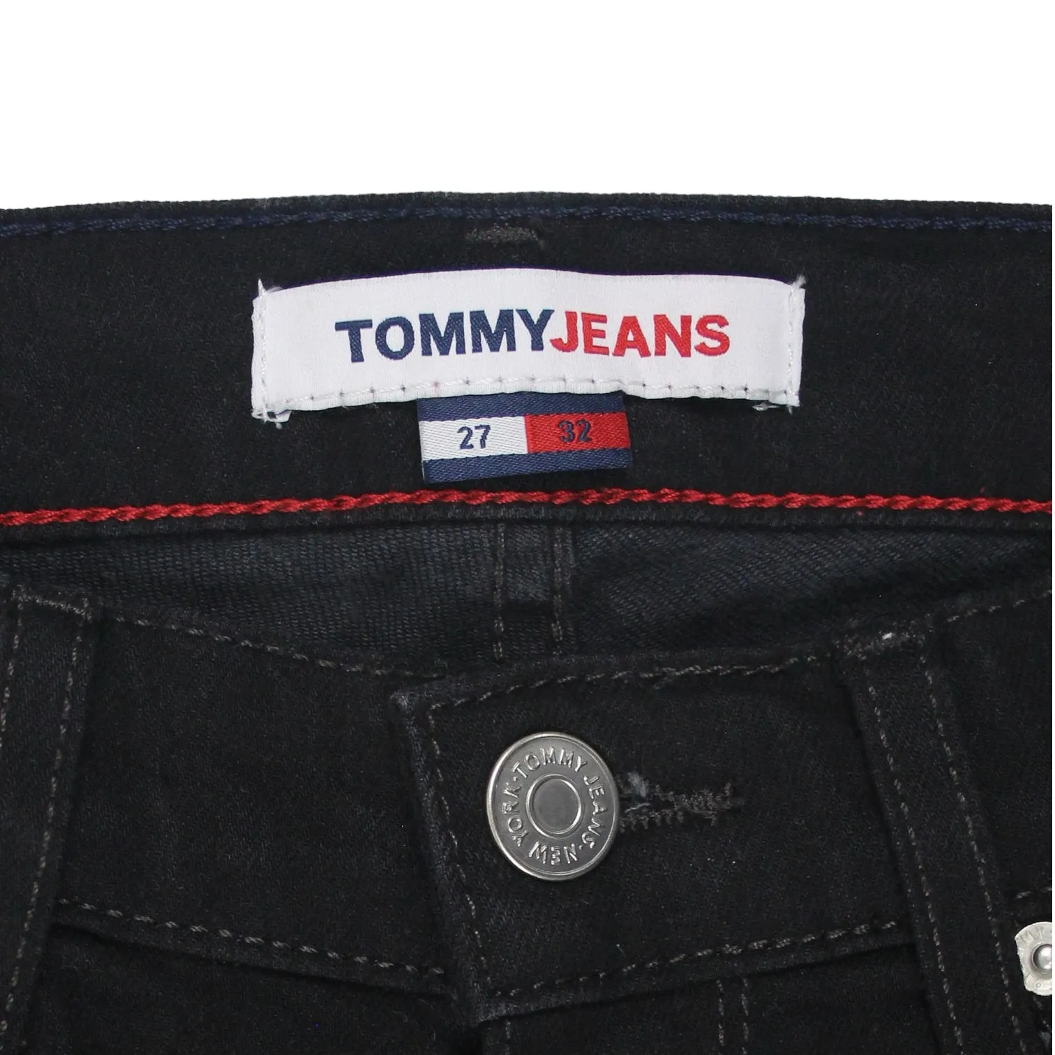 Tommy Jeans Black Maddie Mid Rise Bootcut Jeans