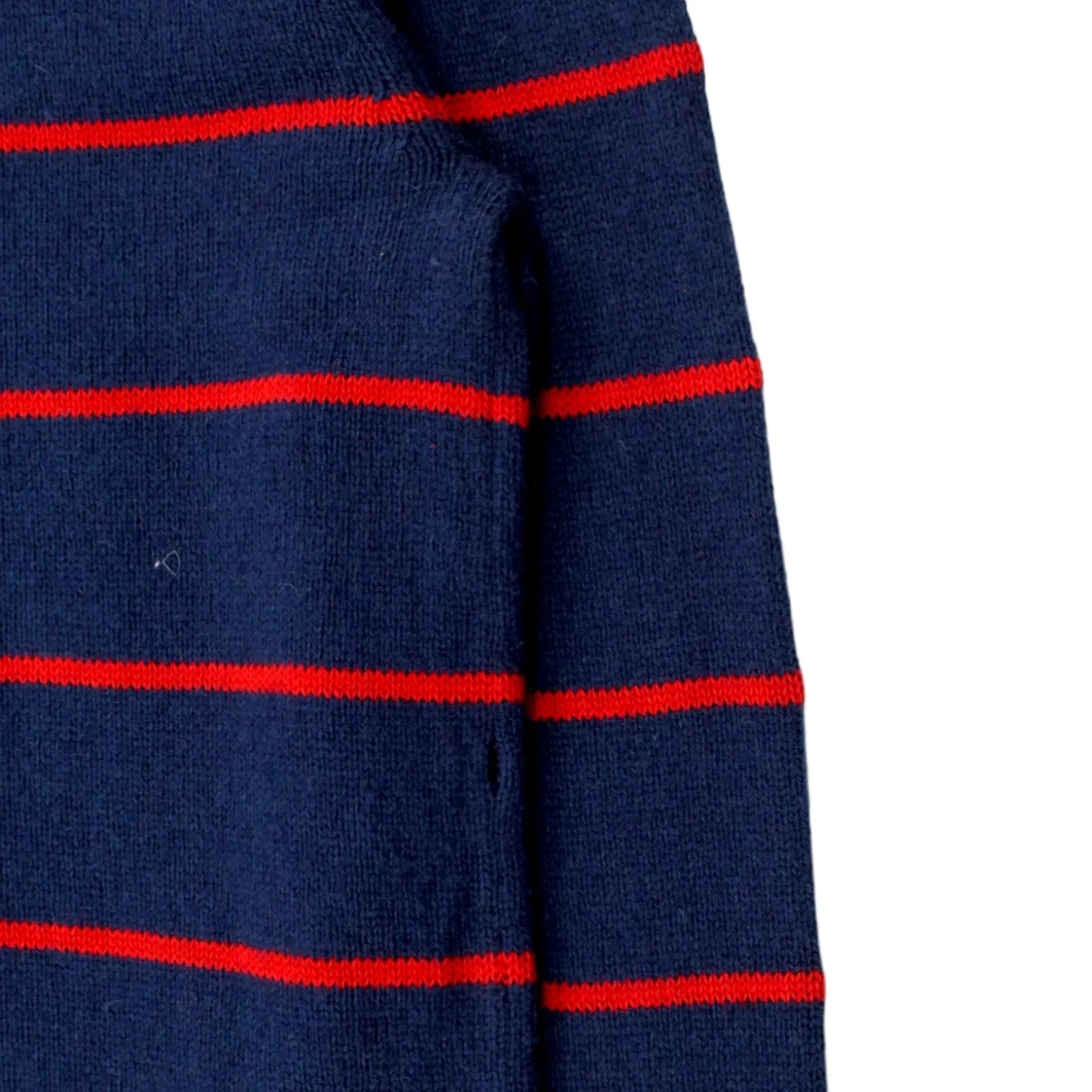 Tommy Jeans Navy & Red Striped Jumper