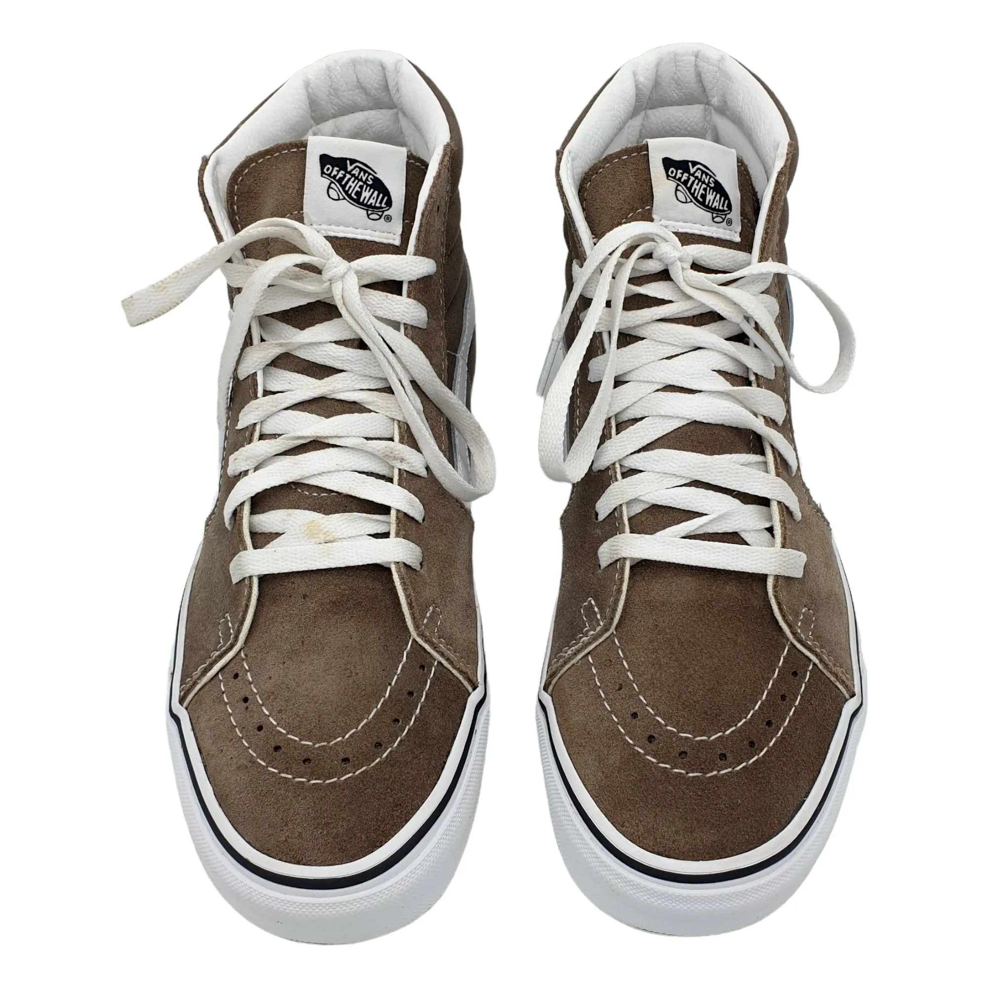 Vans Khaki Brown Suede & Canvas Hi-Tops