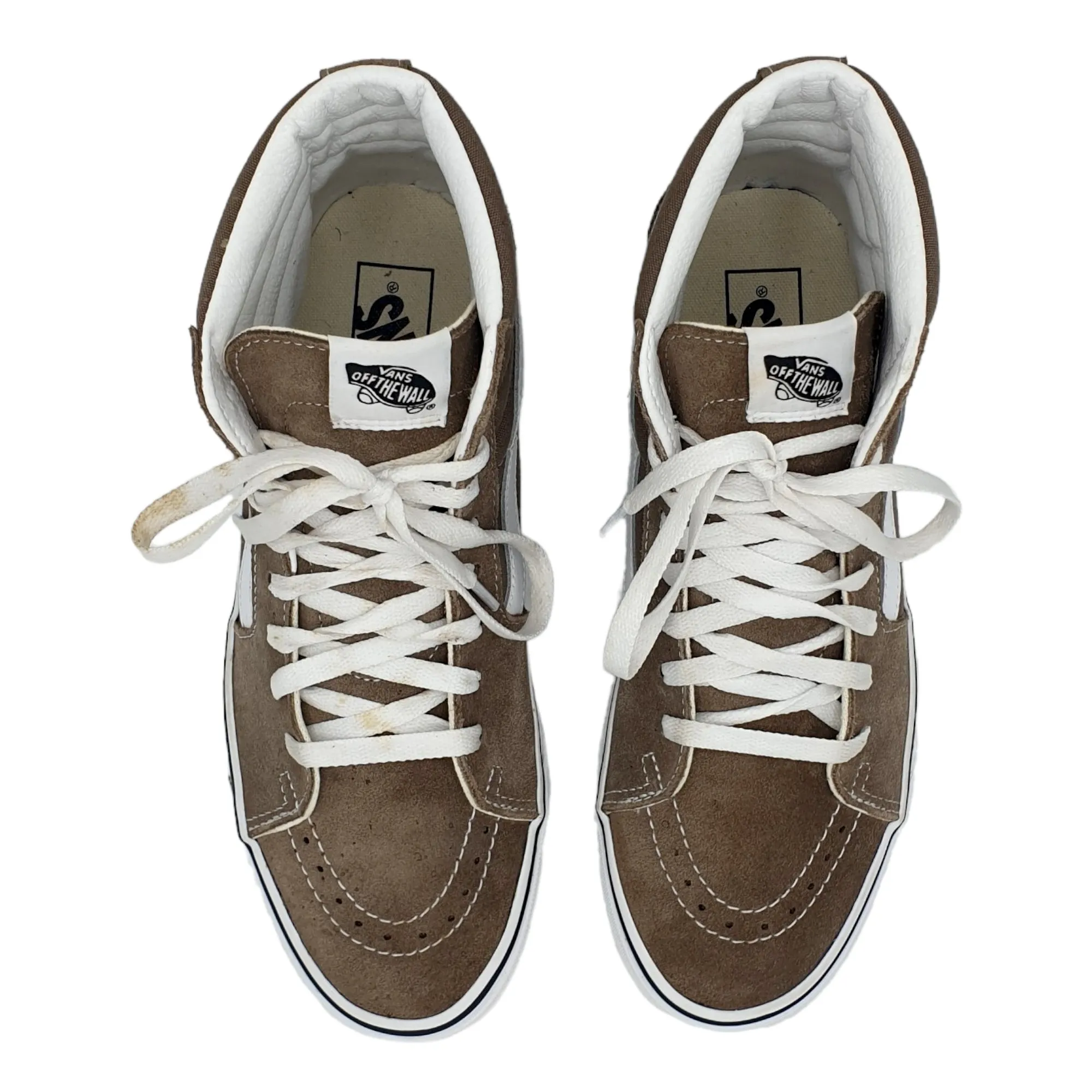 Vans Khaki Brown Suede & Canvas Hi-Tops