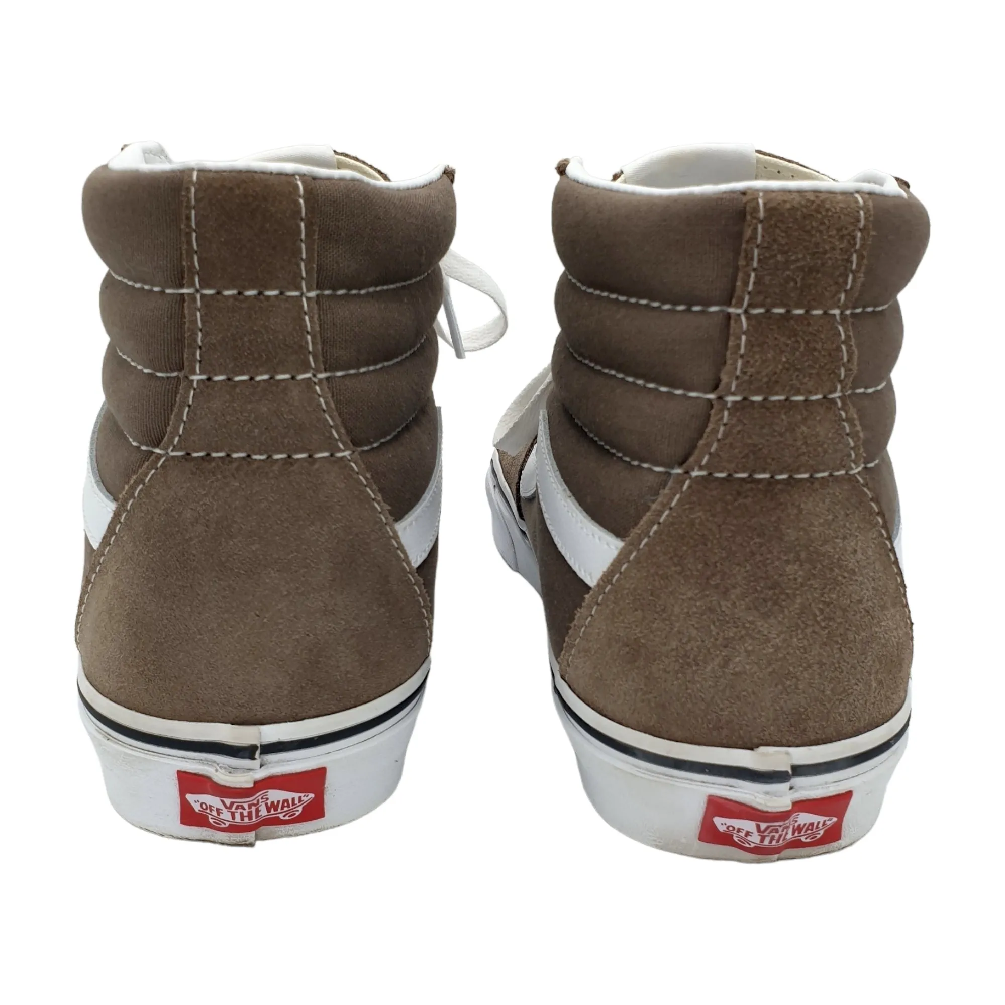 Vans Khaki Brown Suede & Canvas Hi-Tops