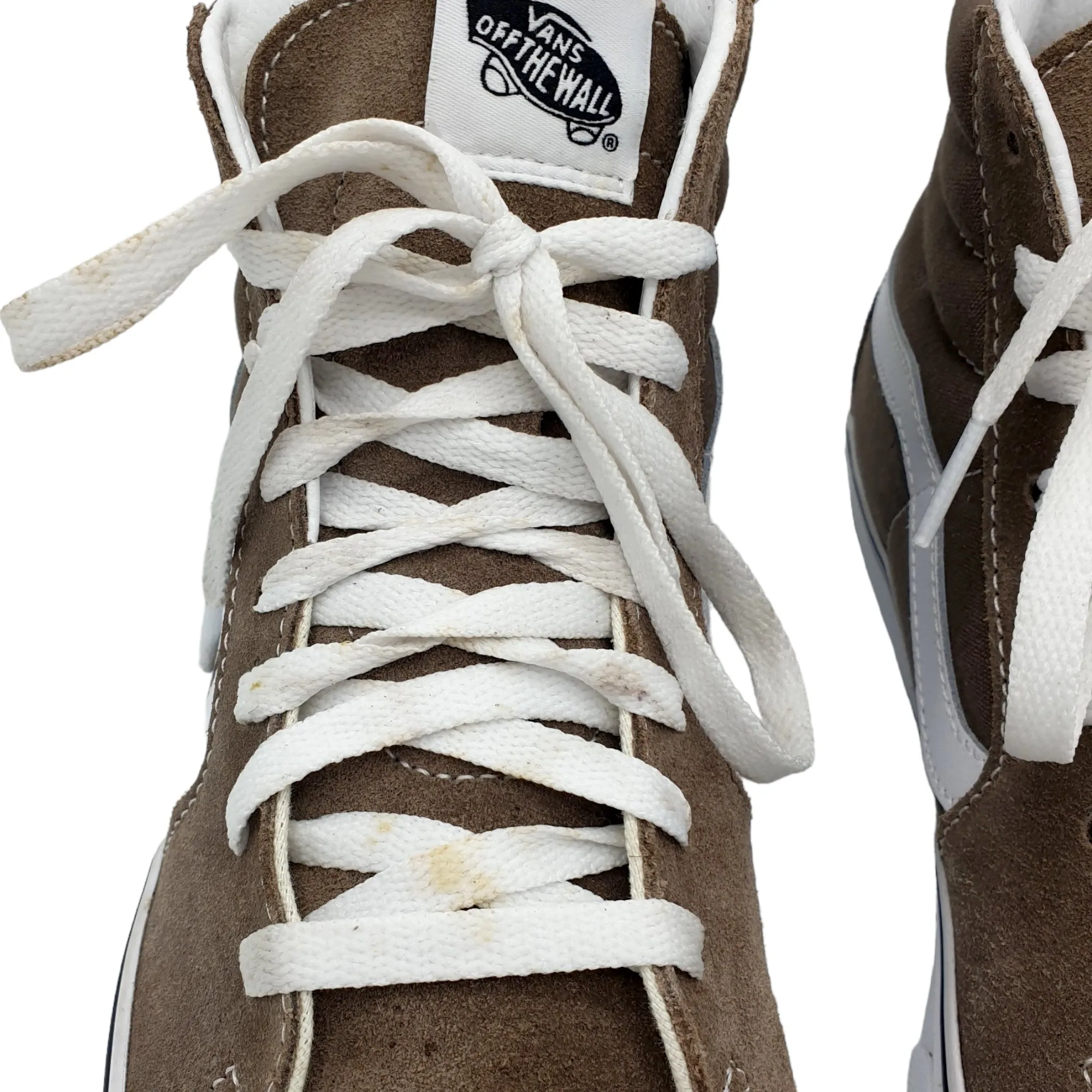 Vans Khaki Brown Suede & Canvas Hi-Tops