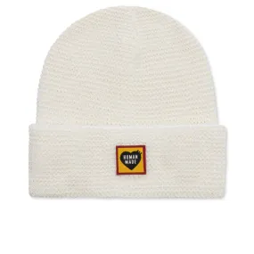 Waffle Beanie - White