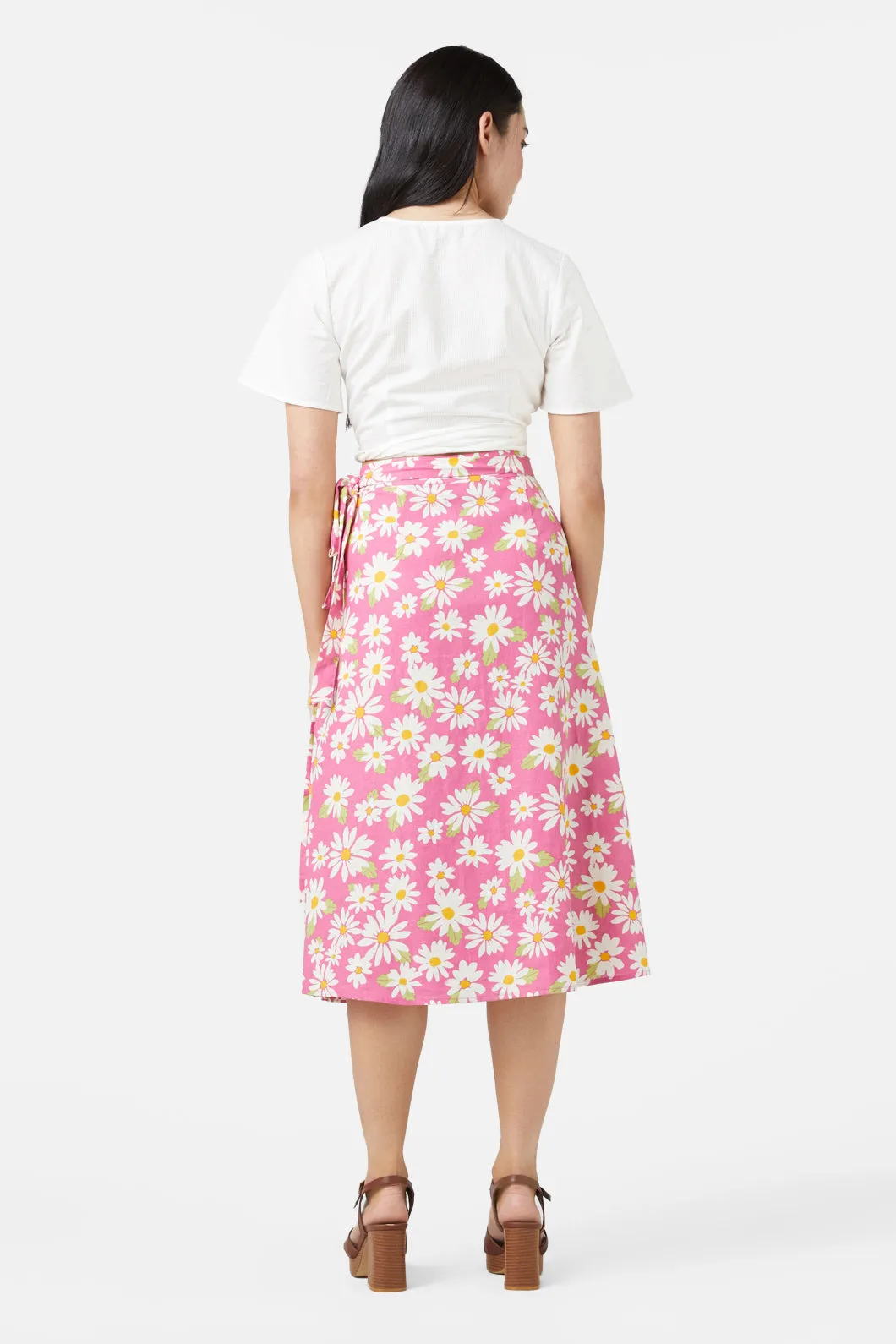 Wild Daisy Wrap Skirt