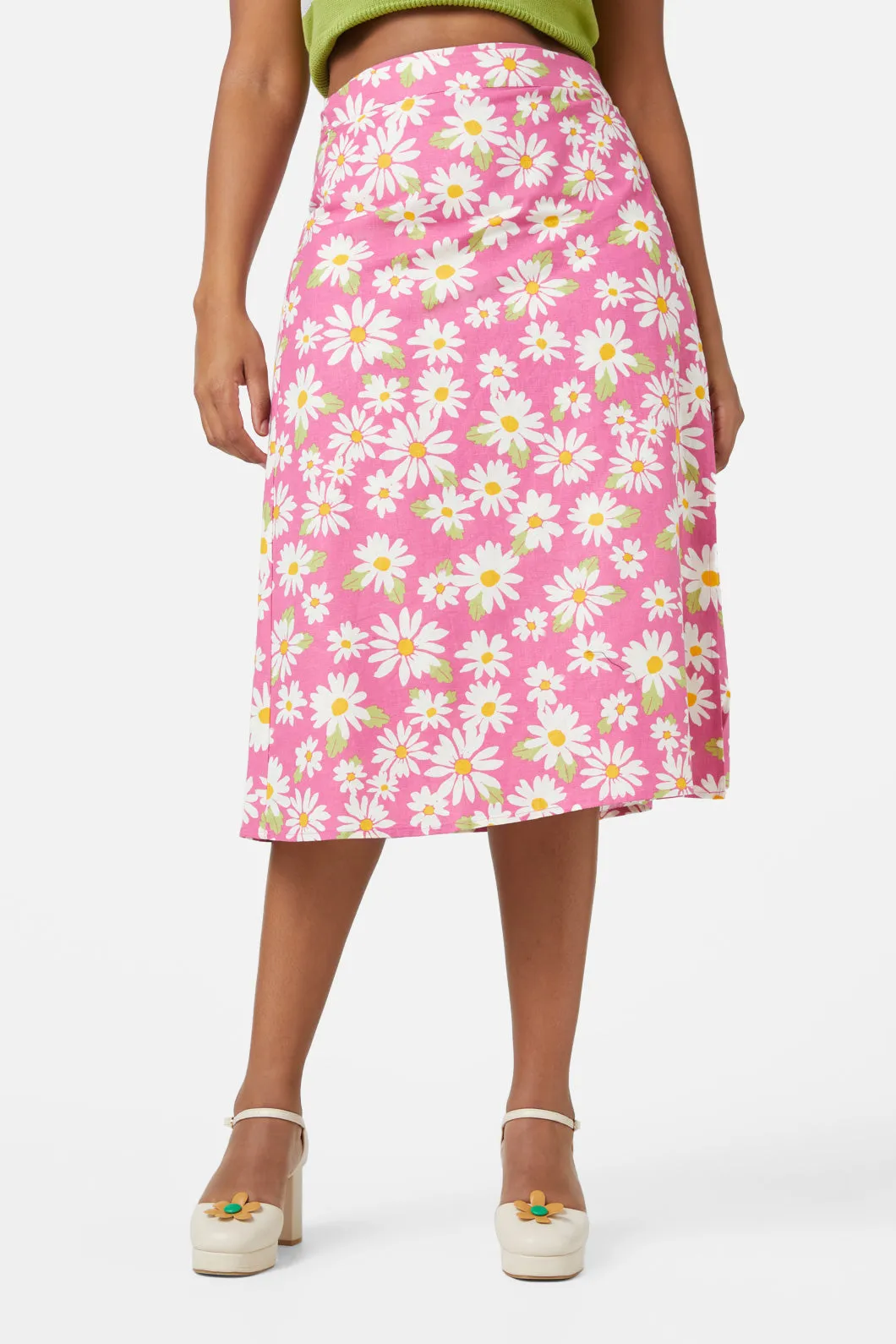 Wild Daisy Wrap Skirt