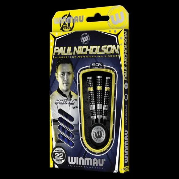 Winmau Paul Nicholson 22g Steel Tip Darts