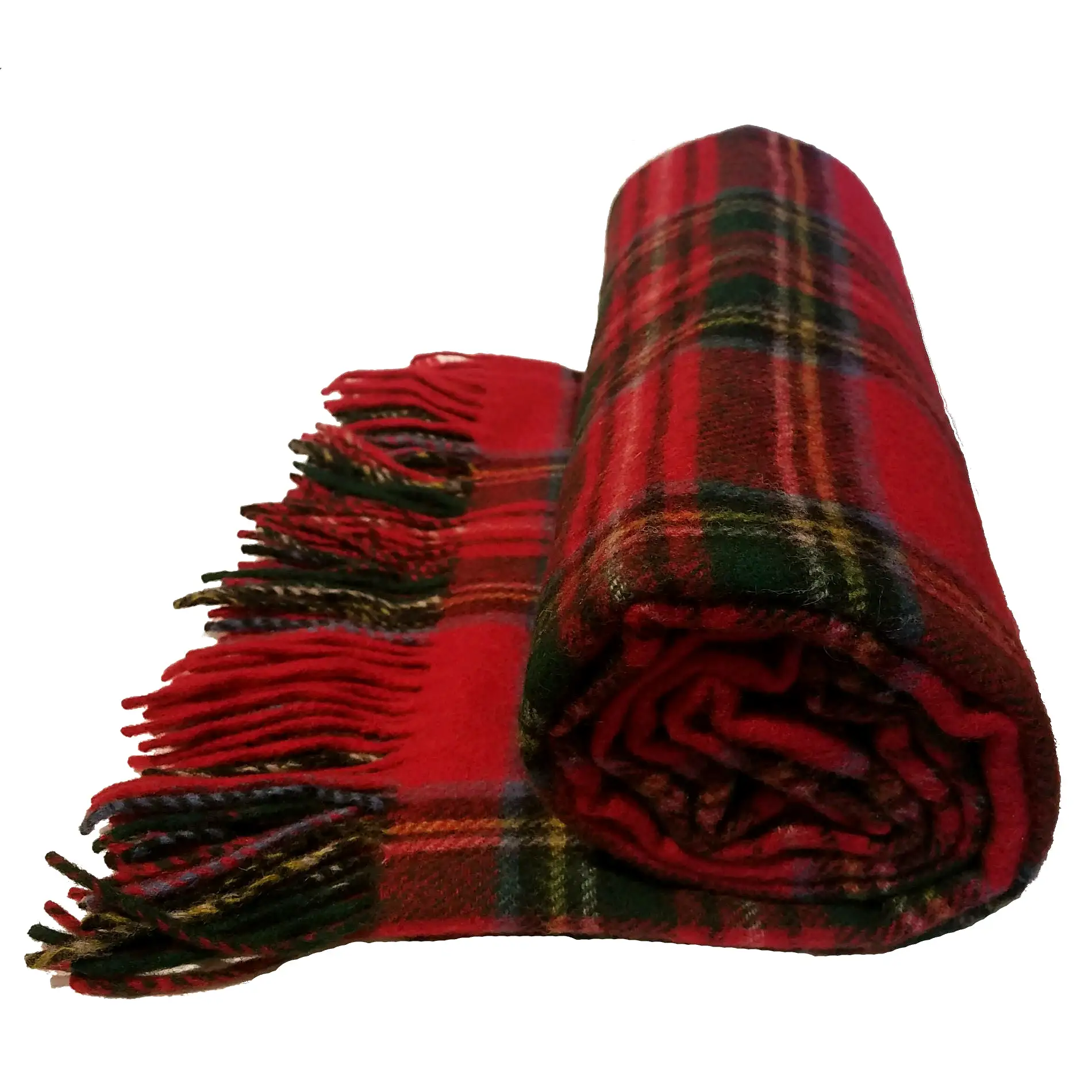 Wool Blend Tartan Blankets